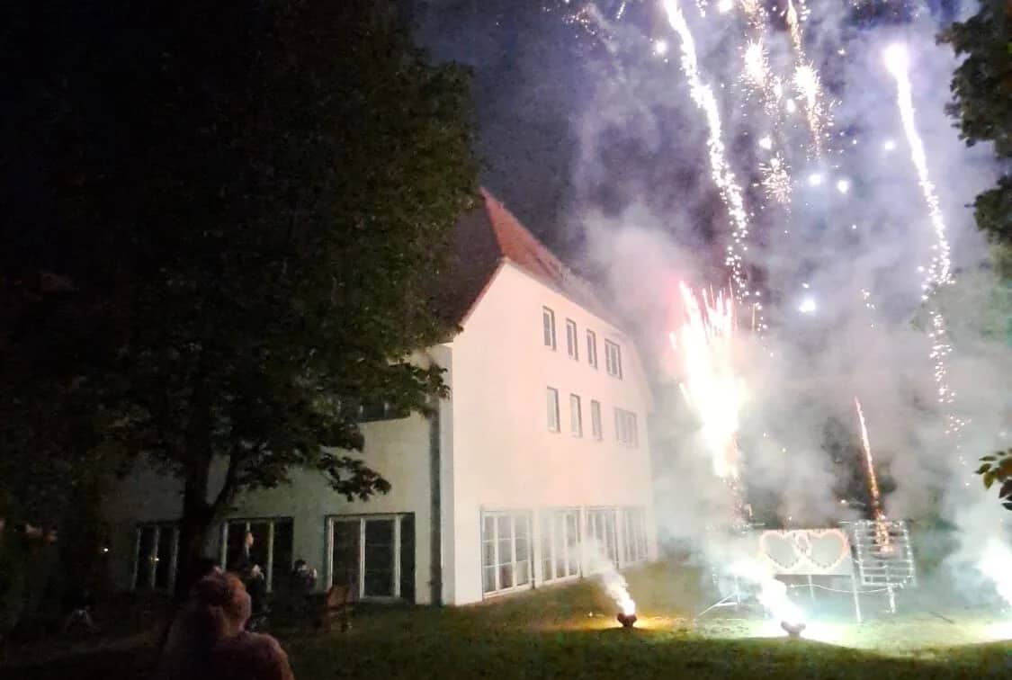 Hochzeitsfeuerwerk am 05.08.2023