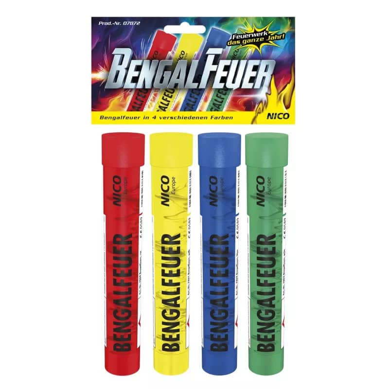 Bengalfeuer versch. F 4er Beutel