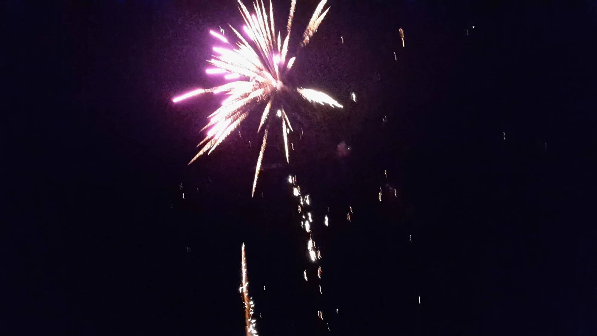 Hochzeitsfeuerwerk in Duhnen am 18.08.2018