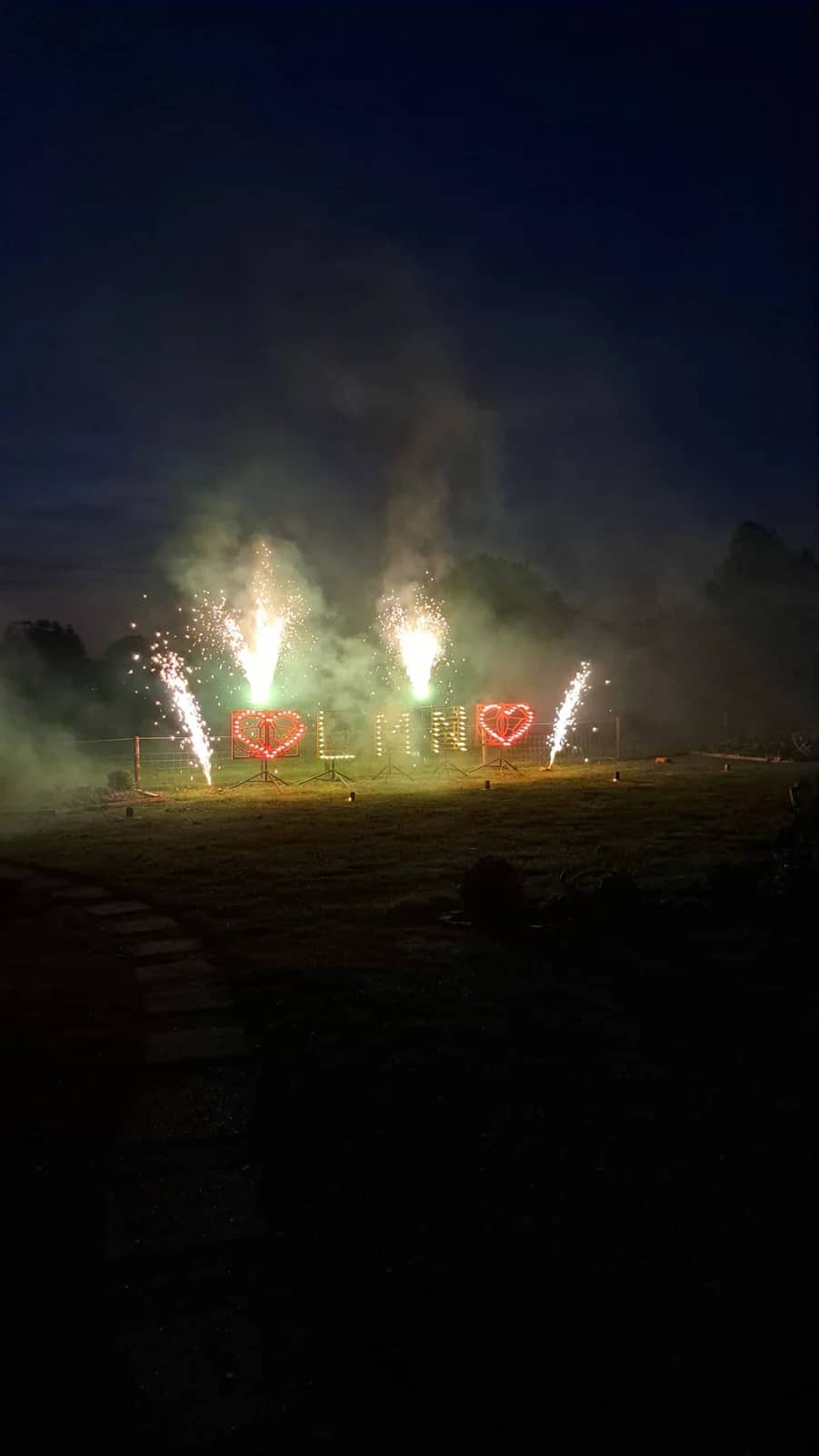 Hochzeitsfeuerwerk am 08.07.2023 in Butjadingen