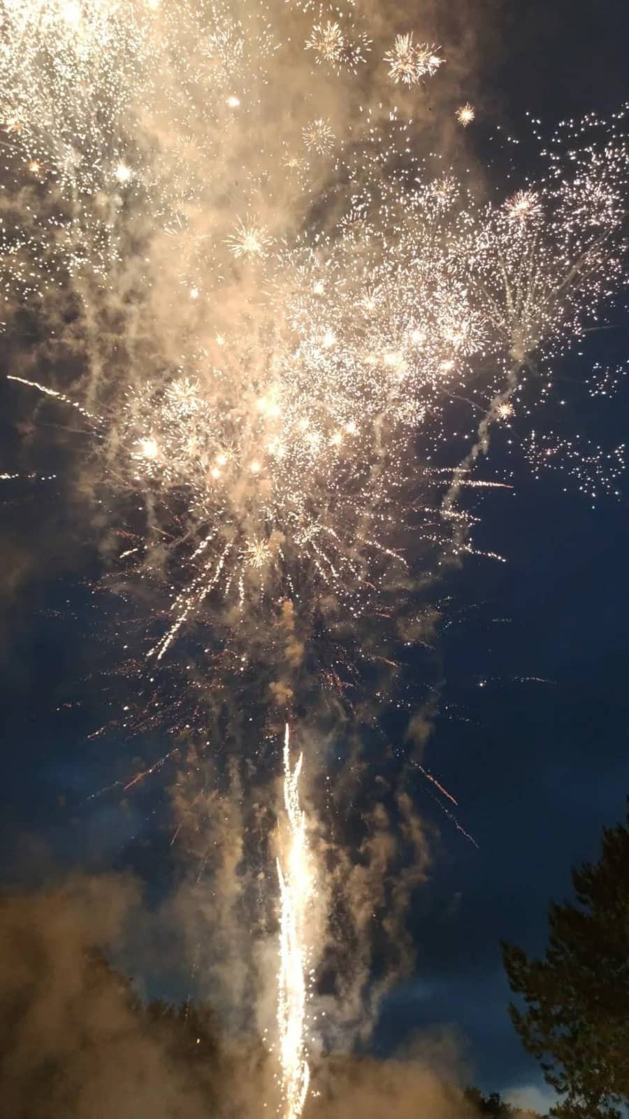 Feuerwerk zum Geburtstag am 24.06.2022