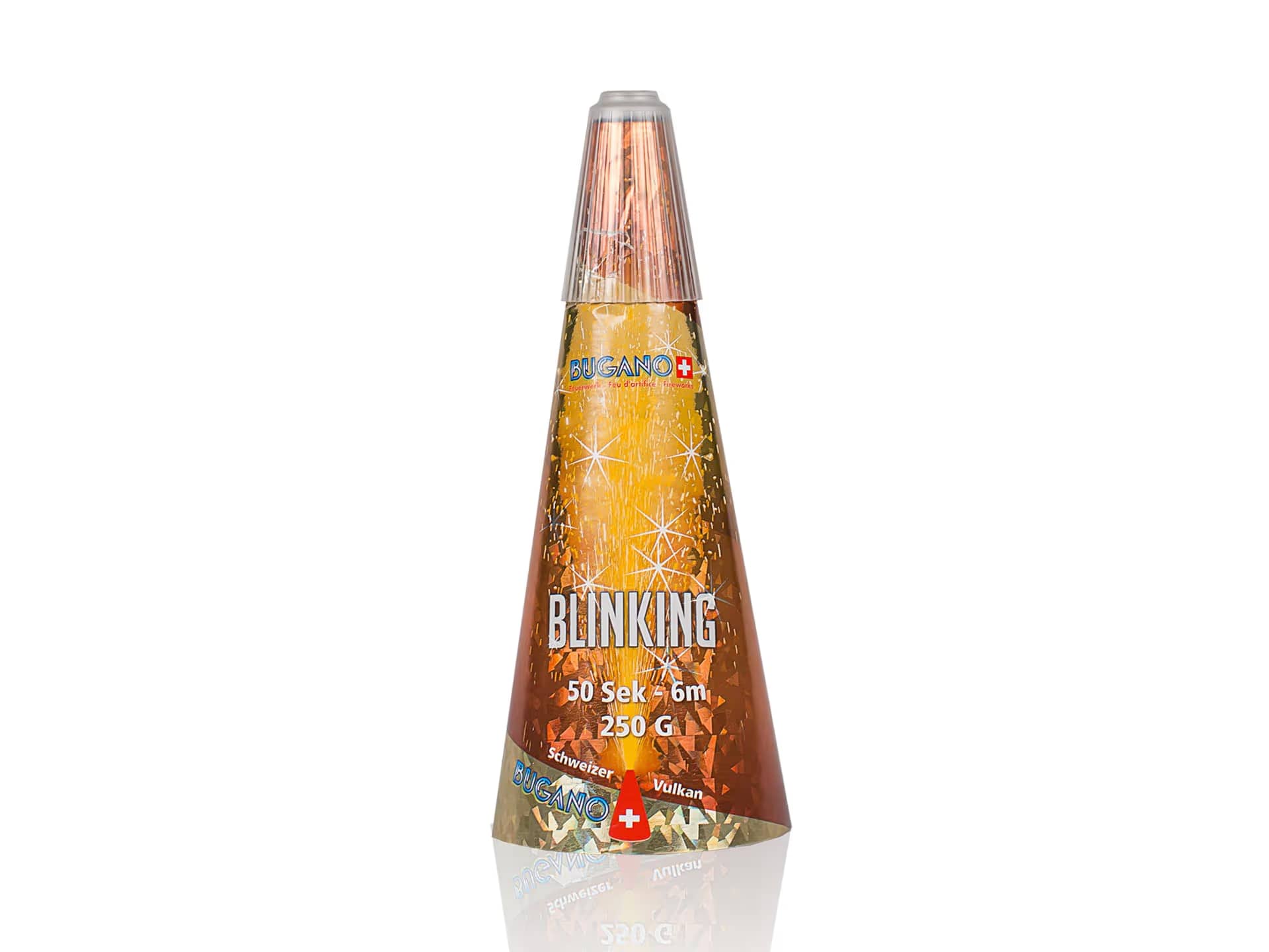 Bugano Vulkan - Gold weiße Blinksterne