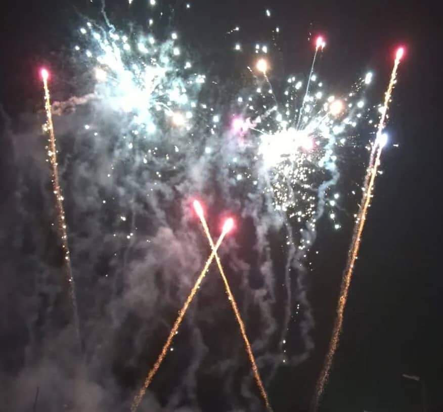 Feuerwerk am 01.12.2023 in Kaltenkirchen