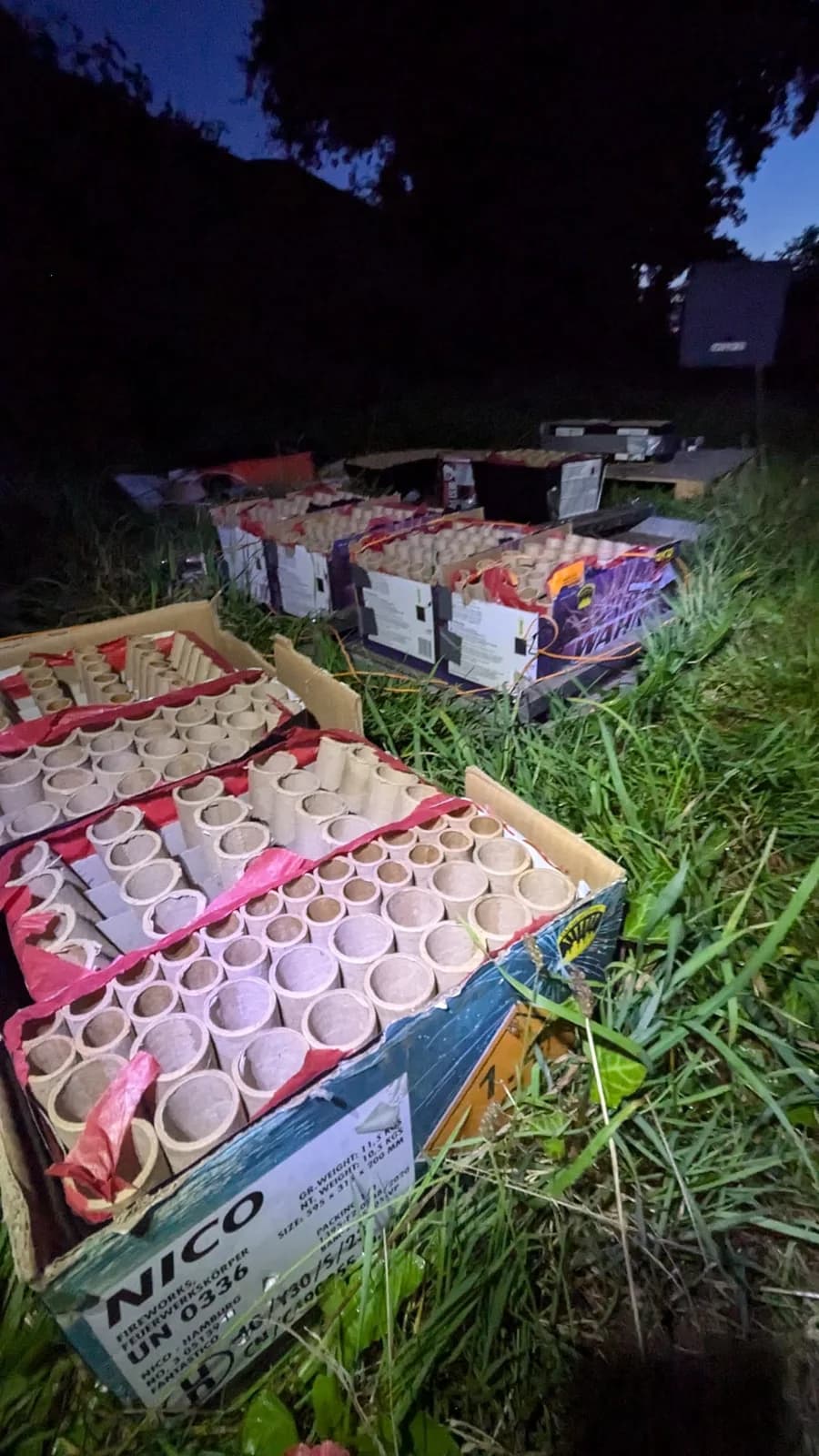 Hochzeitsfeuerwerk am 28.09.2024