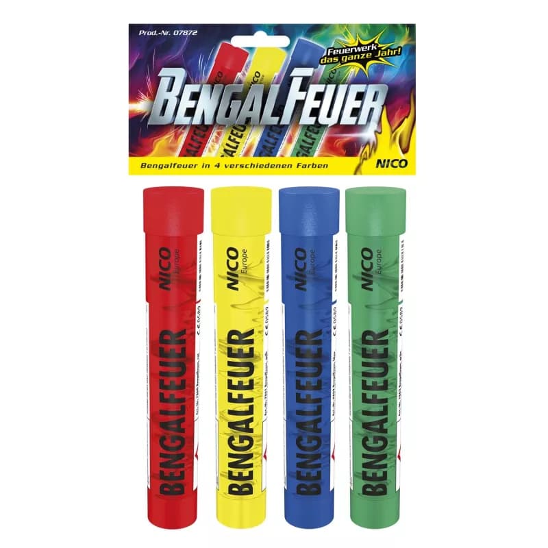Bengalfeuer versch. F 4er Beutel