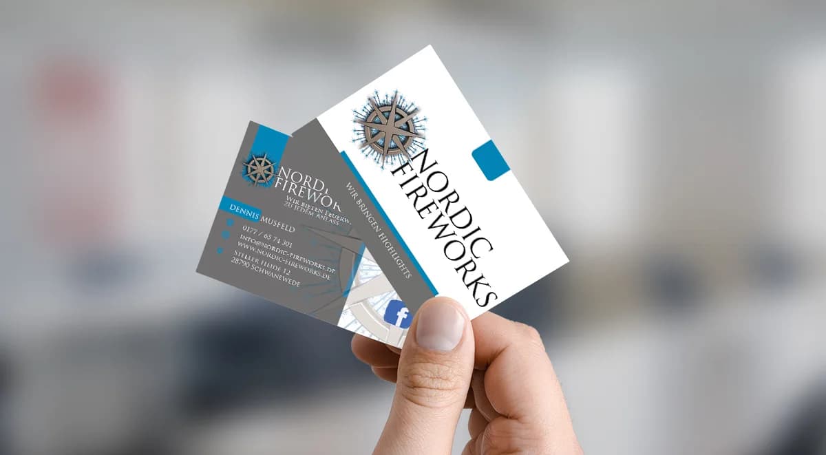 Unsere Visitenkarten sind da