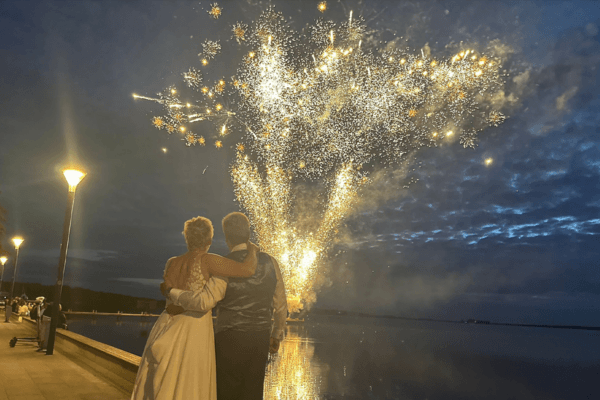 Hochzeitsfeuerwerk von Nordic Fireworks