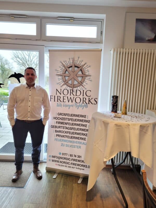 Dennis Musfeld von Nordic Fireworks